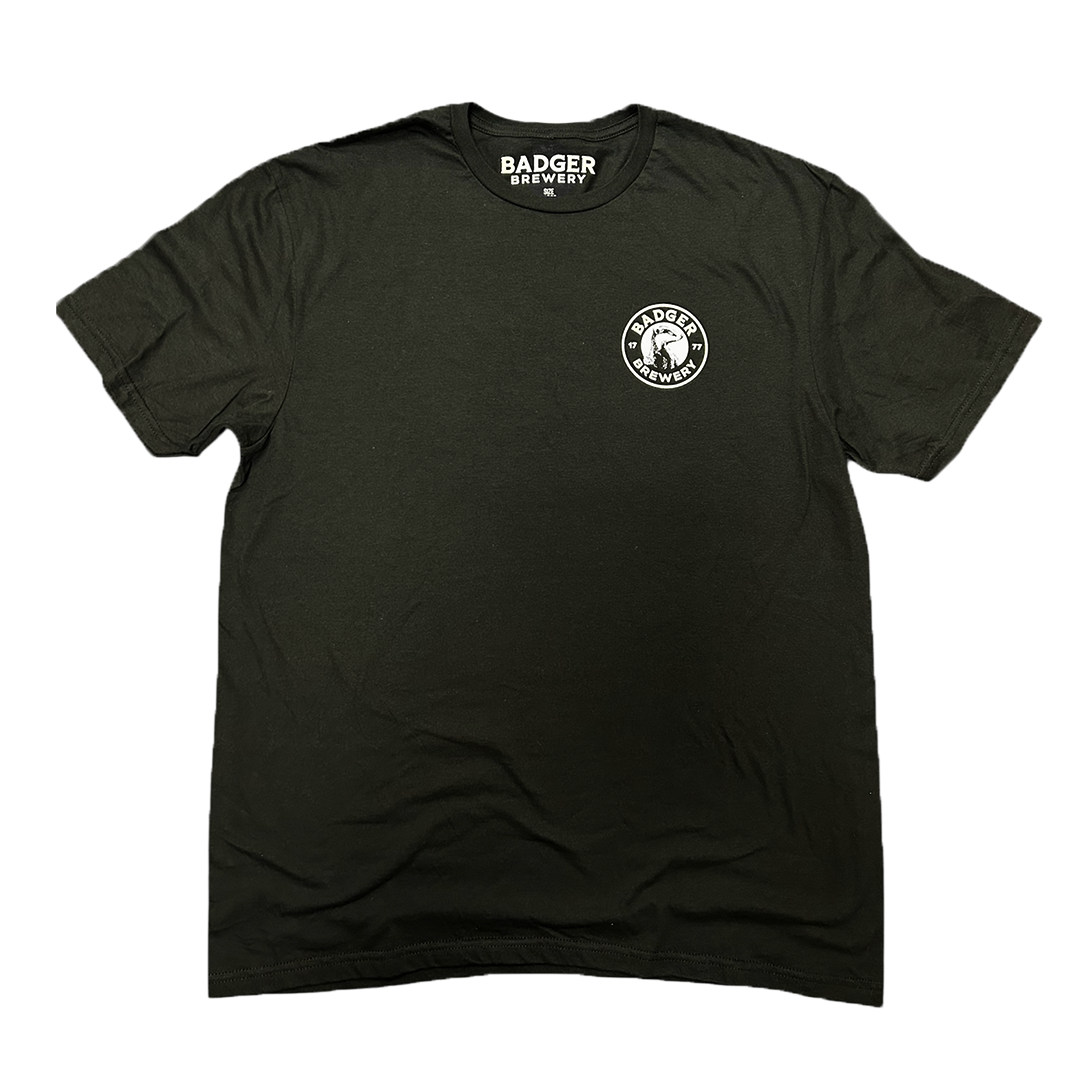 Badger Crafted with Character Black T-Shirt